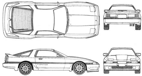 Blank Race Car Templates Awesome toyota Supra Outline Vector Cqrecords ...