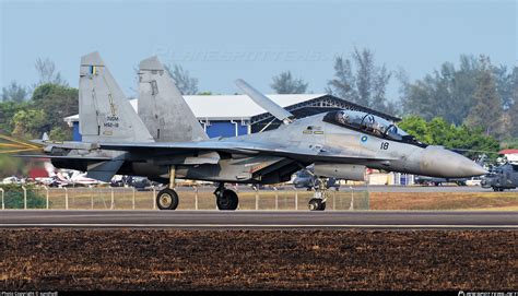 M52-18 Royal Malaysian Air Force Sukhoi Su-30 Photo by sunshydl | ID ...