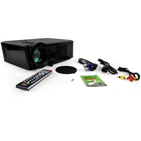 Pyle LCD LED Video Projector Home Theater Projector with Builtin Stereo ...