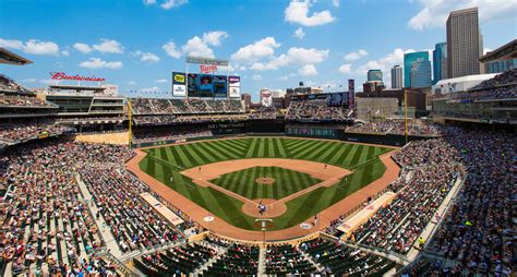 Download Minnesota Twins Baseball Stadium Background | ManyBackgrounds.com