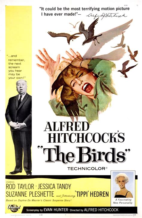 An Alfred Hitchcock Movie "The Birds" premiered March 28, 1963. | The ...