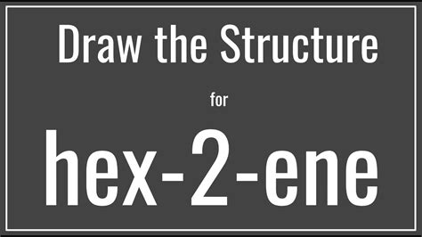 Hexene Diagram