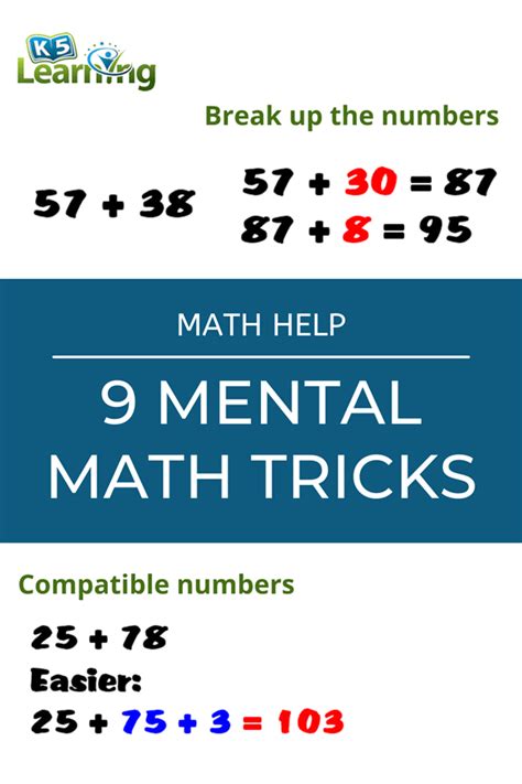 Using Mental Math Tricks - Addition | K5 Learning