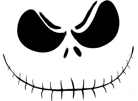 jack_skellington_2 Pumpkin Face Free Pumpkin Carving Template - ClipArt ...