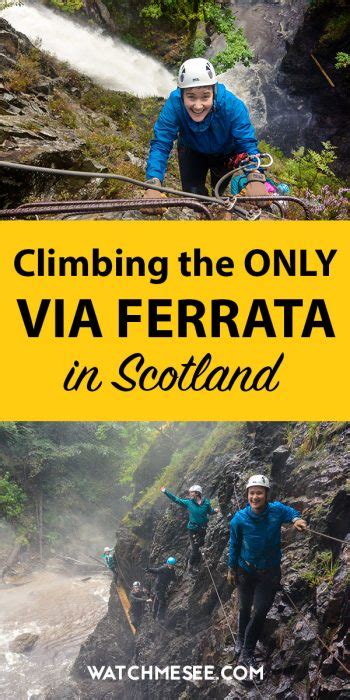 Climbing the ONLY Via Ferrata in Scotland - Watch Me See