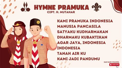 HYMNE PRAMUKA DENGAN LIRIK 2X LAGU - YouTube