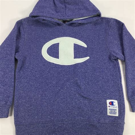 CHAMPION LOGO Hoodies Kids Sweatshirt Pullover | Etsy