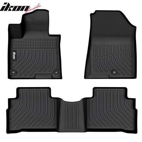 IKON MOTORSPORTS 3D TPE Floor Mats, Compatible with 2023 Kia Sportage Non-Hybrid, All Weather ...