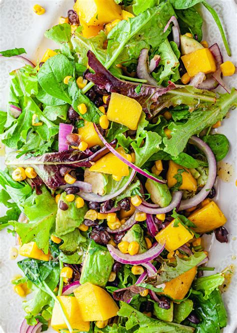 Mango + Avocado Salad - SO VEGAN