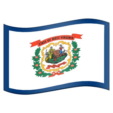 🏴󠁵󠁳󠁷󠁶󠁿 Flag for West Virginia (US-WV) on Emojipedia Sample Images 5.2