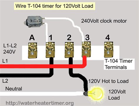 SOLVED: How to wire a intermatic timer T104 240 v to a - Fixya