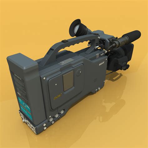 digital betacam camera 3d model