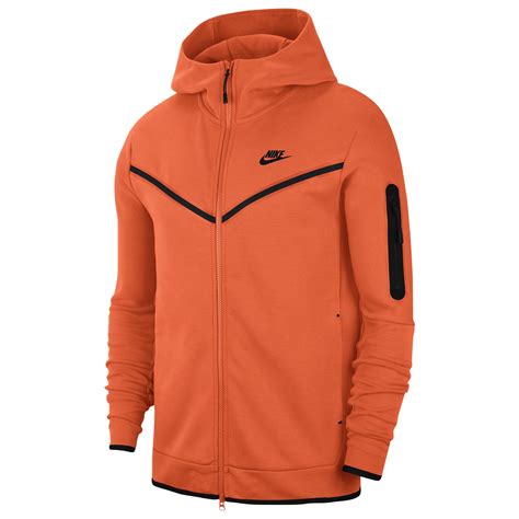 Nike Sportswear Tech Fleece Full-zip Hoodie (electro Orange) for Men - Lyst