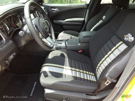 Black/Super Bee Stripes Interior 2012 Dodge Charger SRT8 Super Bee ...