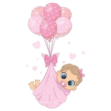 Baby Boy et Girl Shower Clipart PNG EPS JPEG Baby Shower | Etsy | Illustration de bébé, Douche ...