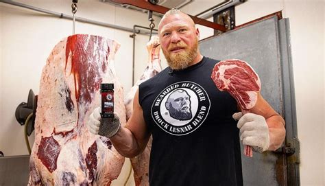 Brock Lesnar Becomes A "Bearded Butcher" With His Official Meat Seasoning