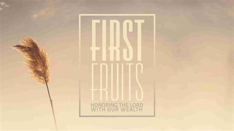 Offering the First Fruit 8/13/17 – Phenix Baptist Church