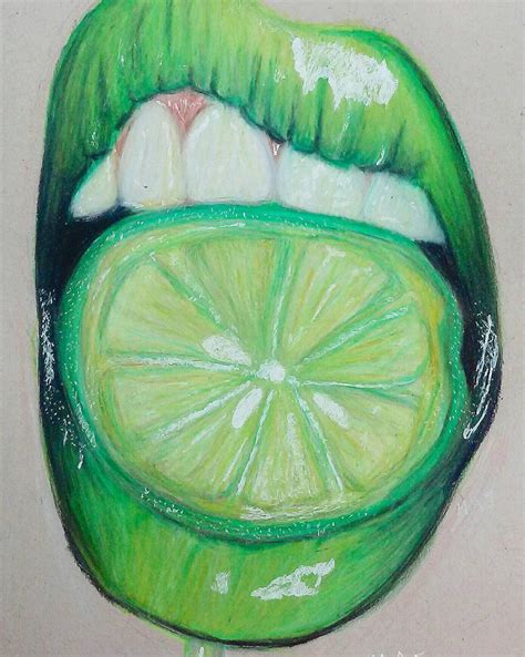 Green lime lips by mysterious-artist-j on DeviantArt