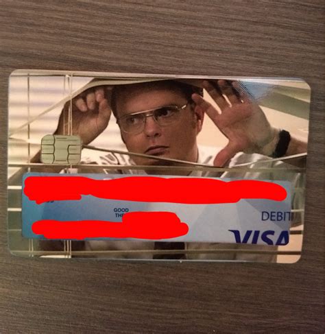 New debit card cover! : r/DunderMifflin