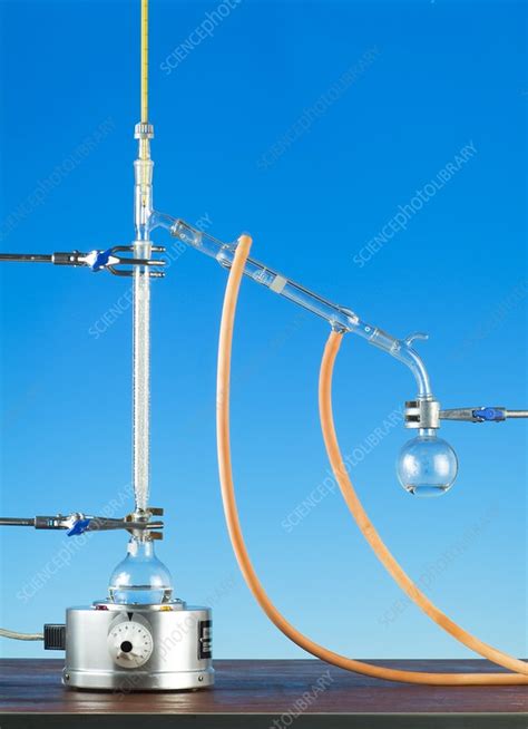 Fractional distillation apparatus - Stock Image - C001/0702 - Science Photo Library