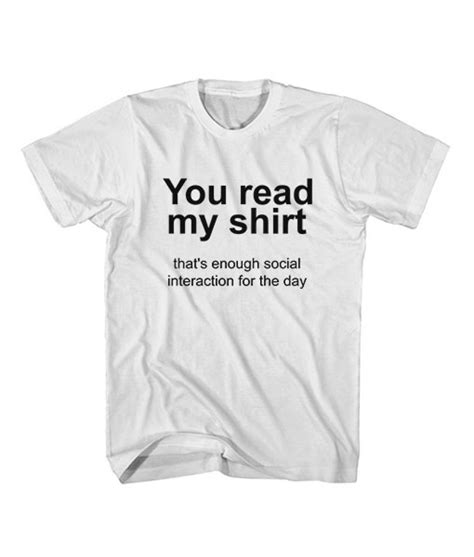 Funny Cool T Shirt Quotes