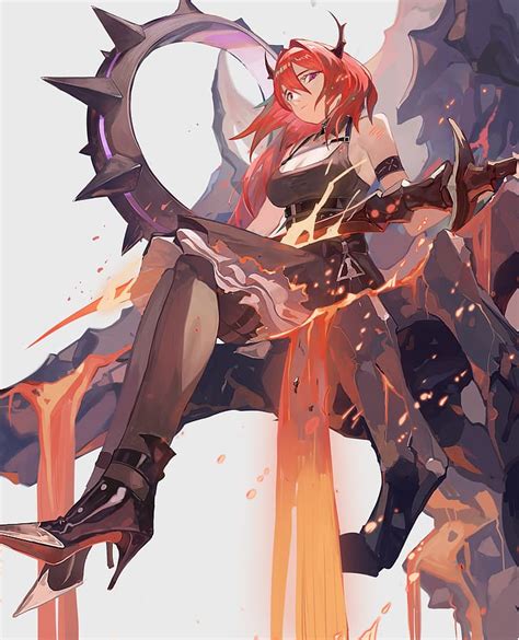 HD wallpaper: Yushi Ketsalkoatl, anime, anime girls, Arknights, Surtr (Arknights) | Wallpaper Flare