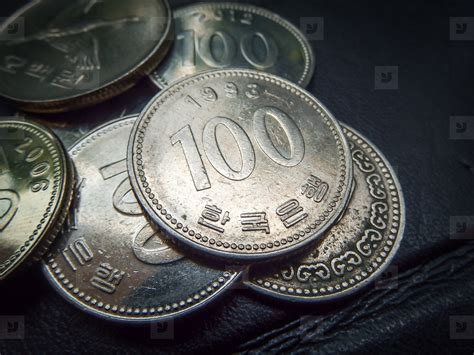 coins of korean won stock photo (45453) - YouWorkForThem