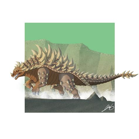 Monster March 2022 - Earth - Anguirus by pyrasterran on DeviantArt