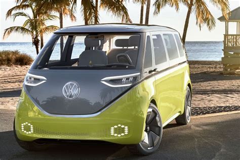 The all-electric and autonomous Volkswagen ID BUZZ minivan #vwidbuzz # ...