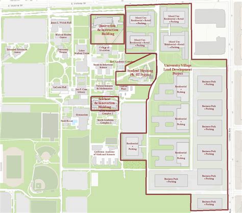 Dominguez Hills Campus Map - Draw A Topographic Map