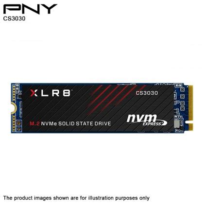 PNY XLR8 CS3030 250GB M.2 NVMe Gaming SSD - 3500Mbs Read