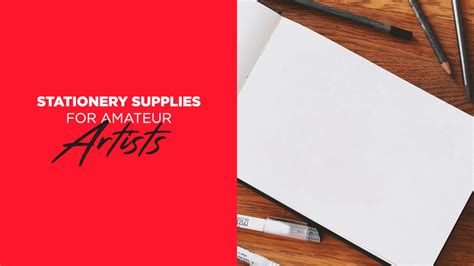 Stationery Supplies for Amateur Artists – SCOOBOO