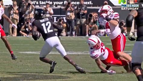 Travis Hunter Juked Nebraska Defenders Into Tackling Each Other