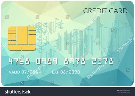 Dummy Credit Card Illustration Stock Vector (Royalty Free) 294613301 ...