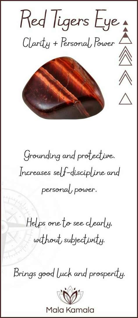 Red tiger eye | Crystals and gemstones, Healing stones, Crystals