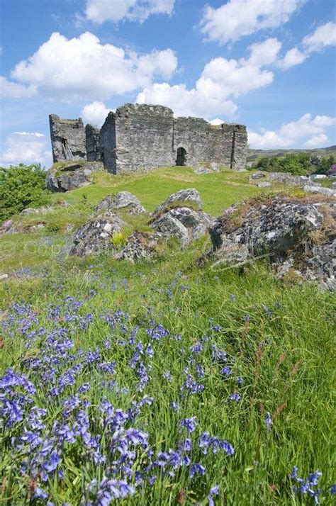 Castle Sween with bluebells | Scotland castles, Scottish castles, Castle