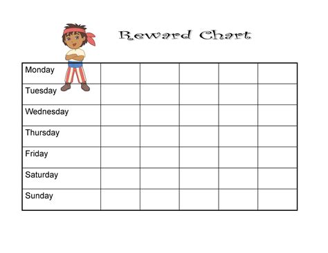 Free Printable Reward Chart Template - Printable Templates