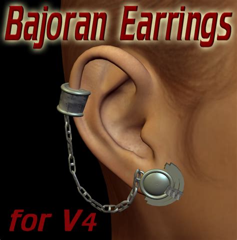 Bajoran Earrings for V4 by mylochka on DeviantArt