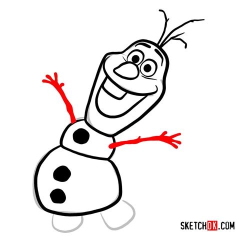 From Snow to Smile: How to Draw Happy Olaf from Frozen