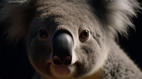 Premium AI Image | koala close up shot wildlife