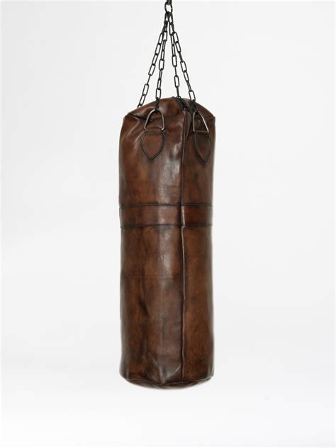 Leather Punching Bag, Vintage Boxing Bag - John Woodbridge Makers