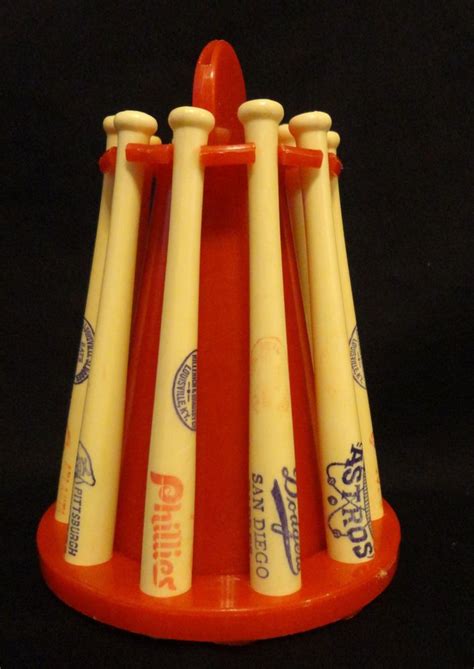 Vintage Louisville Slugger Baseball Bat Coin Bank Rack National League 10 bats | Louisville ...
