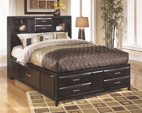 Kira - Almost Black - California King Storage Bed - EZ Furniture Sales ...