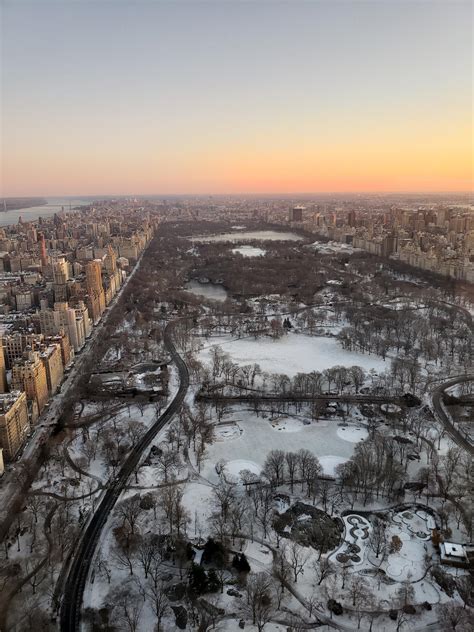 Central park sunrise : r/skylineporn