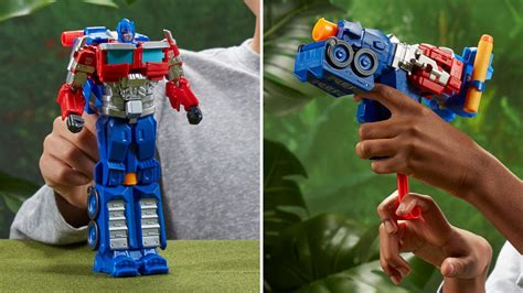 Transformers' Optimus Prime Can Now Turn Into a Nerf Blaster