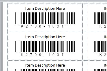 Print a Sheet of Barcode Labels | BarCodeWiz