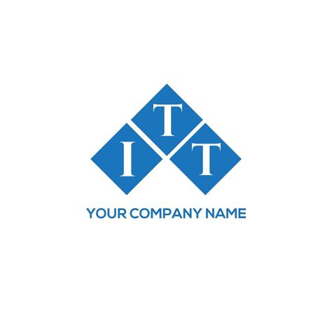 ITT letter logo design on white background. ITT creative initials ...