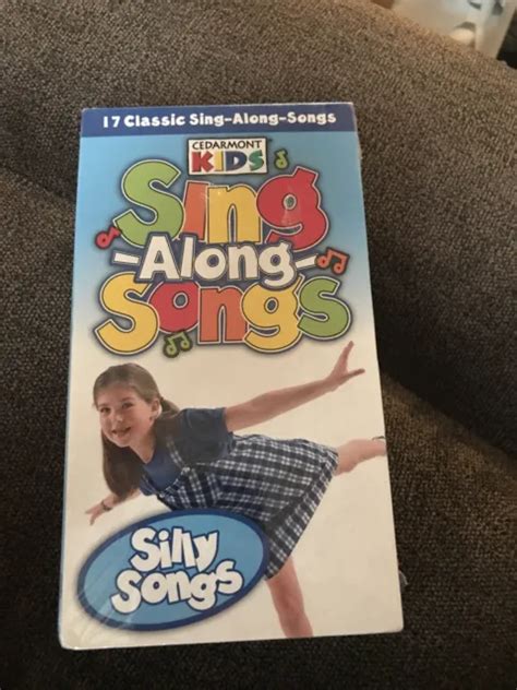 VHS CEDARMONT KIDS - Sing-Along Songs: Silly Songs (VHS, 2002) Sealed ...