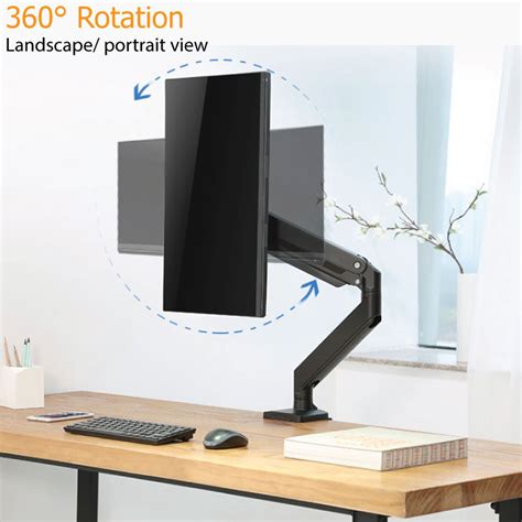 Dell 24-inch Full HD LED Monitor Swivel Desk Mount - Discount Electronics