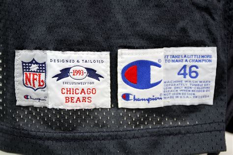 Lot Detail - 1993 Jim Harbaugh Chicago Bears Home Jersey (MEARS LOA)